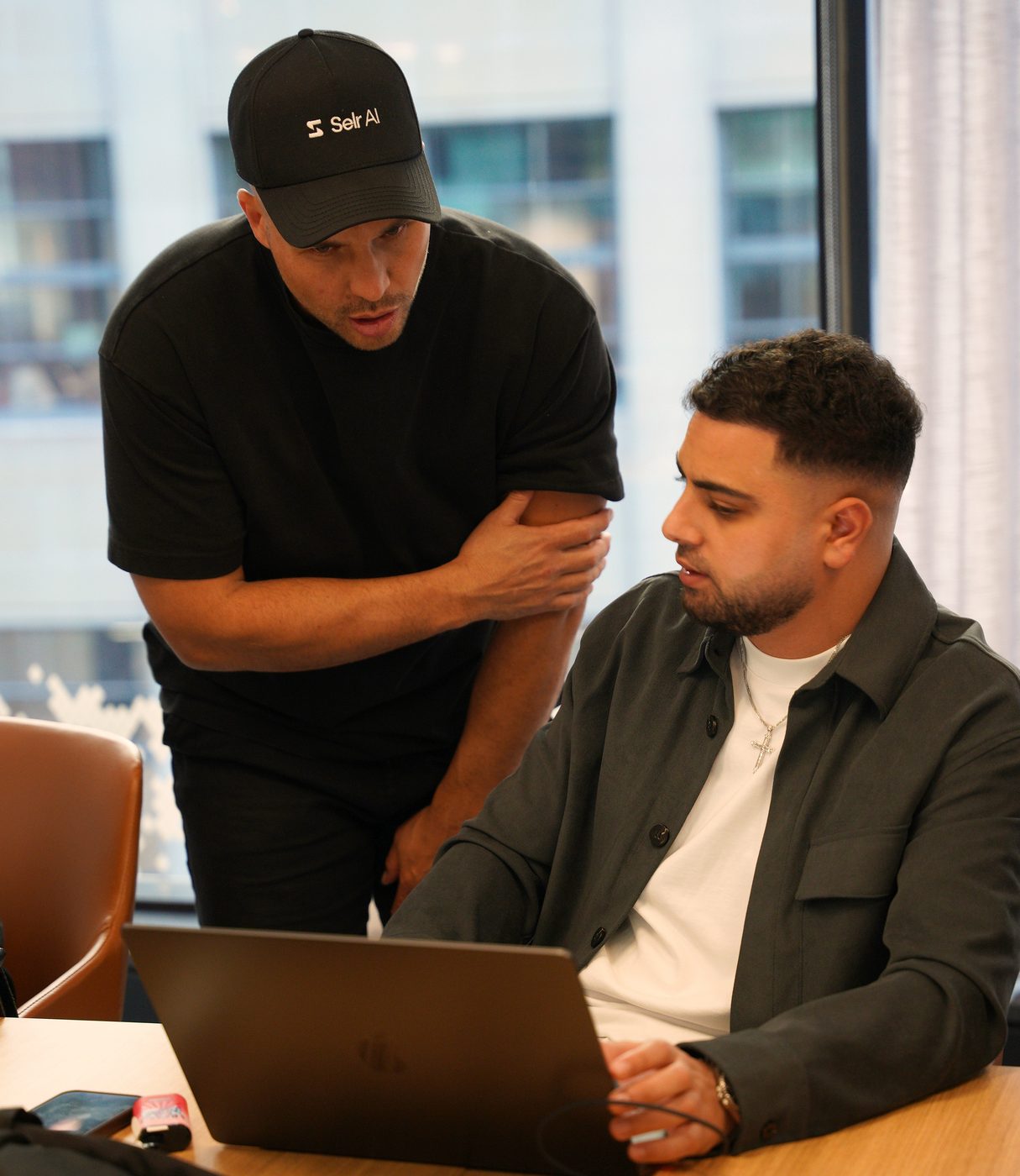 A private install, one on one at the laptop
